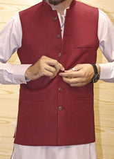 Royal Fashion Plain Suiting Waistcoat - STI